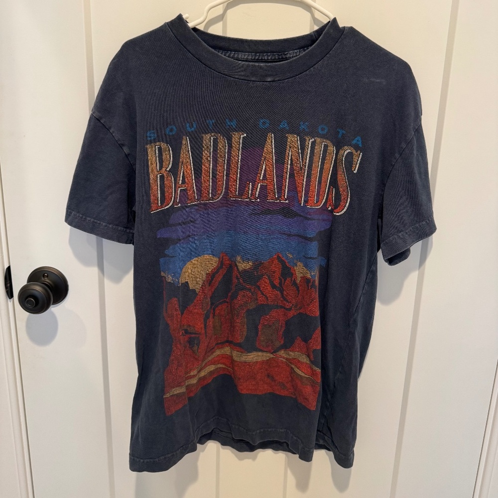 Abercrombie Badlands Graphic Tee - Medium